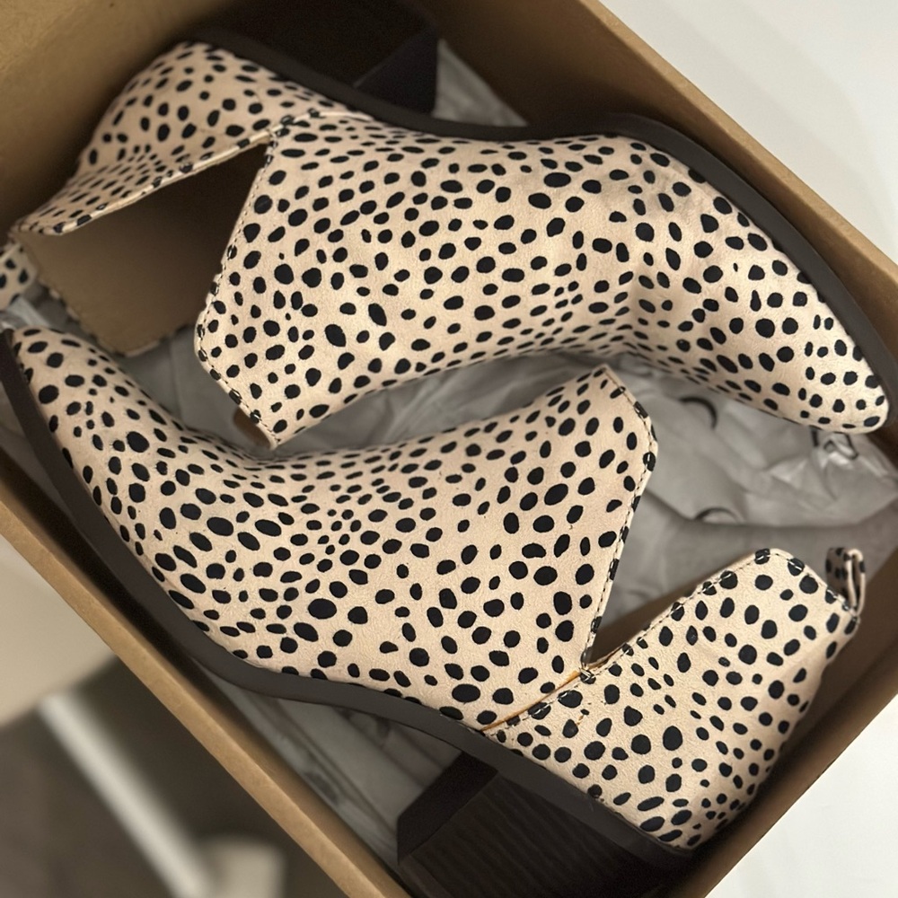 Lola Animal Print Ankle Boots